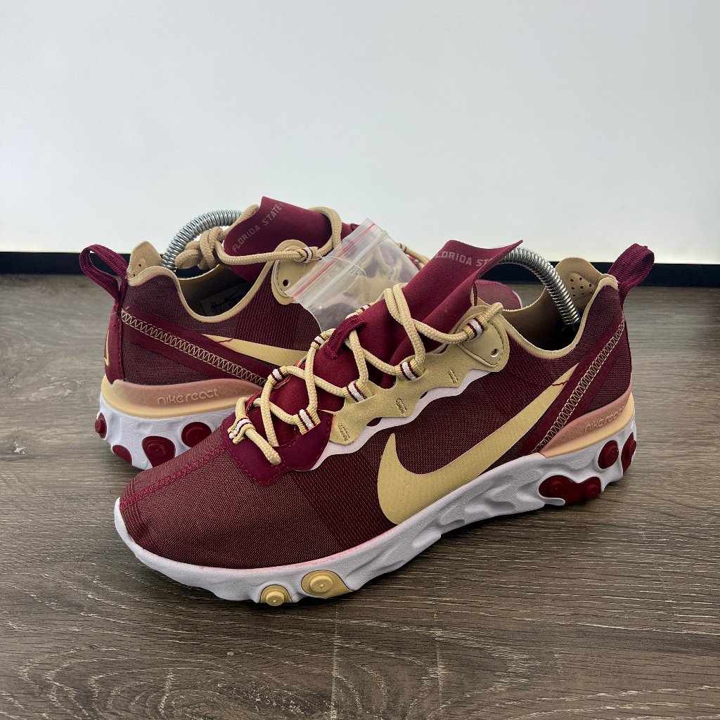 Brand New Nike React Element 55 Fsu Size 85 Ck4838600